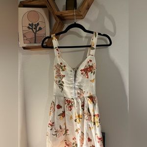 Reformation dolci linen dress sz 4